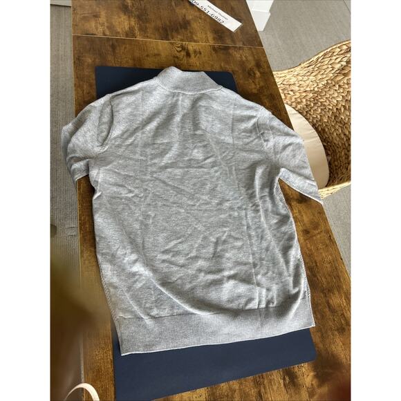 PJ PAUL JONES Men's Quarter Zip Sweater Slim Fit Long Sleeve Casual Pullover Sm - Picture 13 of 16